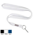 5/8" Organic Cotton Lanyard w/ J-Hook (Blank)